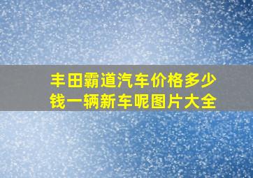 丰田霸道汽车价格多少钱一辆新车呢图片大全