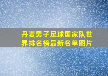 丹麦男子足球国家队世界排名榜最新名单图片