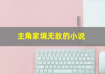 主角家境无敌的小说