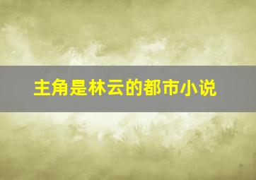 主角是林云的都市小说