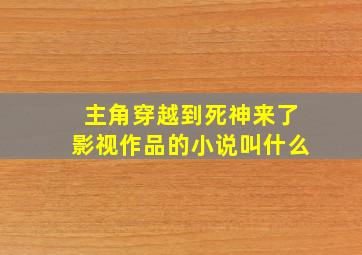 主角穿越到死神来了影视作品的小说叫什么