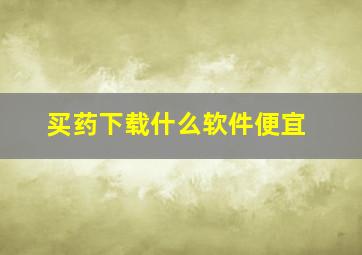 买药下载什么软件便宜