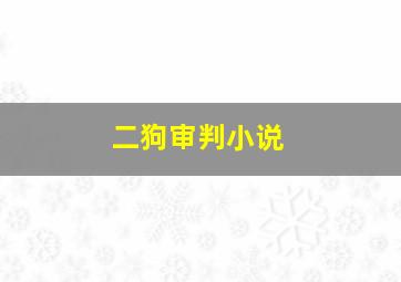 二狗审判小说