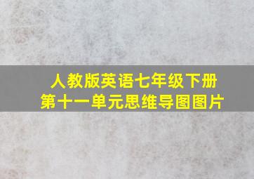 人教版英语七年级下册第十一单元思维导图图片