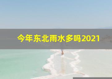 今年东北雨水多吗2021