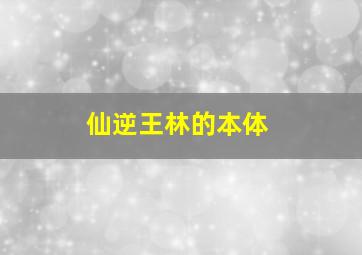 仙逆王林的本体