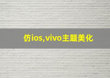 仿ios,vivo主题美化