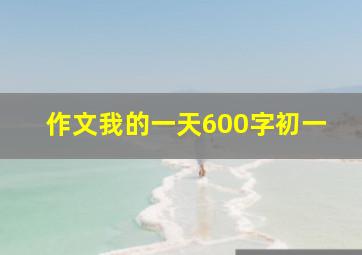 作文我的一天600字初一