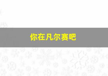 你在凡尔赛吧