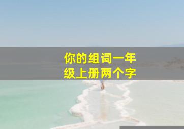 你的组词一年级上册两个字