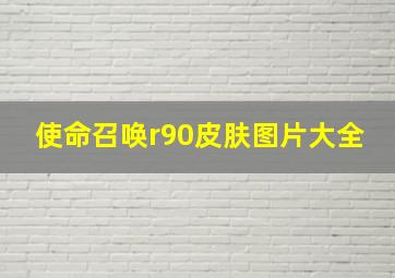 使命召唤r90皮肤图片大全