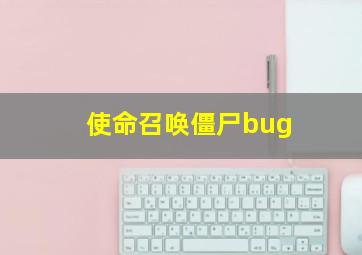 使命召唤僵尸bug