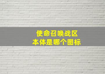 使命召唤战区本体是哪个图标