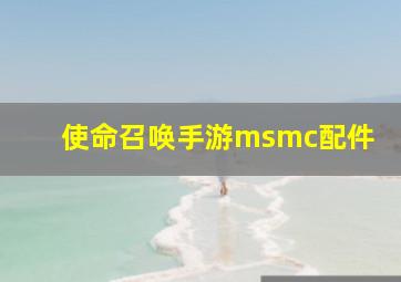 使命召唤手游msmc配件