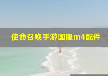 使命召唤手游国服m4配件