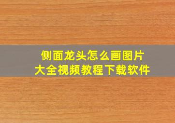 侧面龙头怎么画图片大全视频教程下载软件