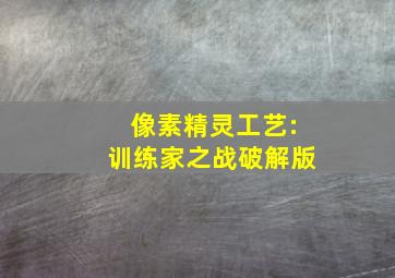 像素精灵工艺:训练家之战破解版