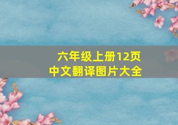 六年级上册12页中文翻译图片大全