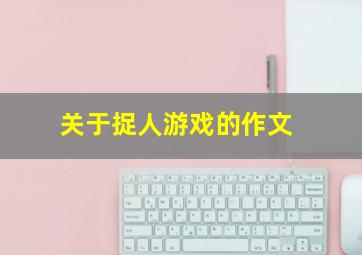 关于捉人游戏的作文