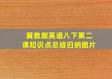 冀教版英语八下第二课知识点总结归纳图片