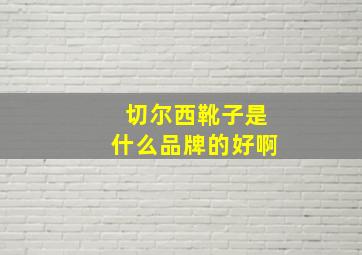 切尔西靴子是什么品牌的好啊