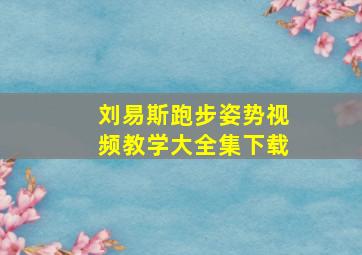 刘易斯跑步姿势视频教学大全集下载