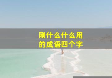 刚什么什么用的成语四个字