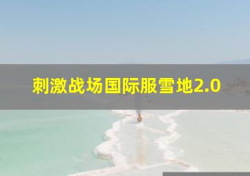 刺激战场国际服雪地2.0