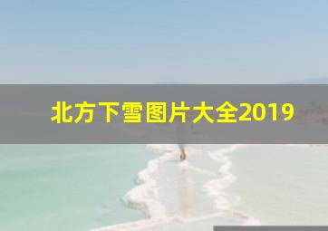 北方下雪图片大全2019