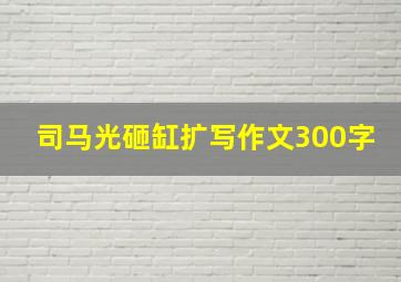 司马光砸缸扩写作文300字