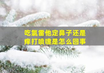 吃氯雷他定鼻子还是痒打喷嚏是怎么回事