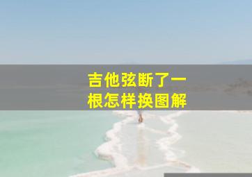 吉他弦断了一根怎样换图解