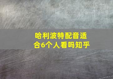 哈利波特配音适合6个人看吗知乎