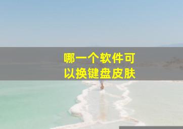 哪一个软件可以换键盘皮肤