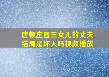 唐顿庄园三女儿的丈夫结局是坏人吗视频播放