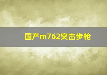 国产m762突击步枪