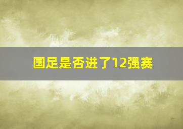 国足是否进了12强赛