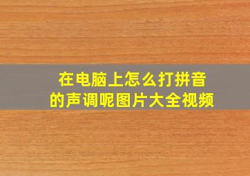 在电脑上怎么打拼音的声调呢图片大全视频