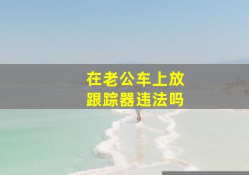 在老公车上放跟踪器违法吗