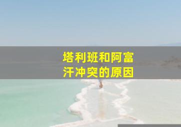 塔利班和阿富汗冲突的原因