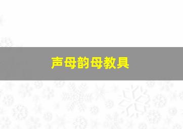 声母韵母教具