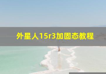 外星人15r3加固态教程