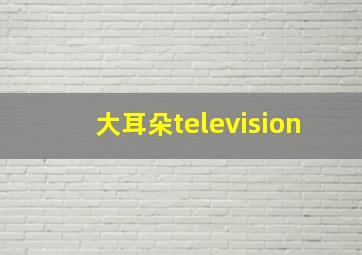 大耳朵television