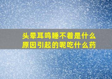 头晕耳鸣睡不着是什么原因引起的呢吃什么药