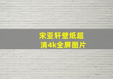 宋亚轩壁纸超清4k全屏图片