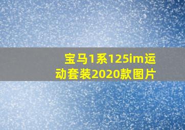 宝马1系125im运动套装2020款图片