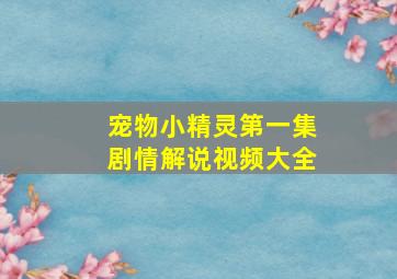 宠物小精灵第一集剧情解说视频大全