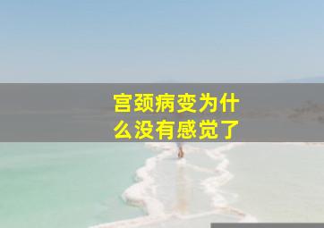 宫颈病变为什么没有感觉了