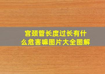 宫颈管长度过长有什么危害嘛图片大全图解