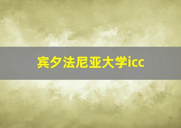 宾夕法尼亚大学icc